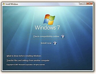 WINDOWS: Enten du skal ha Windows eller et annet operativsystem er det nå bare å sette i gang. WINDOWS: Enten du skal ha Windows eller et annet operativsystem er det nå bare å sette i gang.