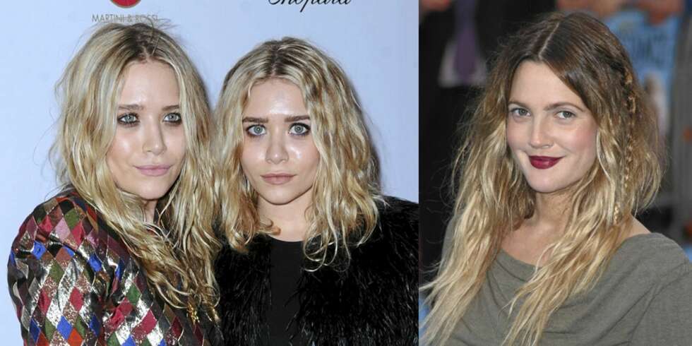 KJENDISRUFS: Både Mary-Kate og Ashley Olsen og Drew Barrymore har omfavnet den rufsete frisyren. Har du litt ettervekst i tillegg, er du ekstra trendy. KJENDISRUFS: Både Mary-Kate og Ashley Olsen og Drew Barrymore har omfavnet den rufsete frisyren. Har du litt ettervekst i tillegg, er du ekstra trendy.