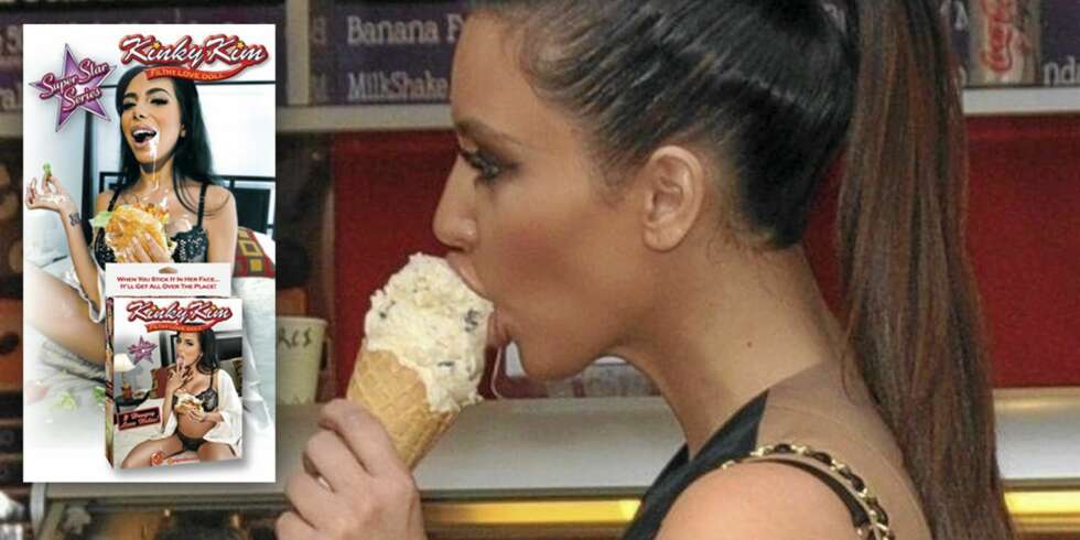 SETT PÅ MAKEN?: Kim Kardashian elsker Ben& Jerry-is, men hater at noen forsøker å tjene penger på hennes bekostning. SETT PÅ MAKEN?: Kim Kardashian elsker Ben& Jerry-is, men hater at noen forsøker å tjene penger på hennes bekostning.