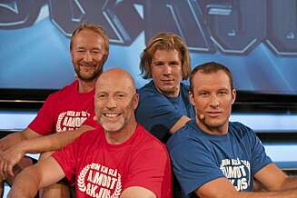ALPINISTDYST: Kjetil André Aamodt (t.v.) og Lasse Kjus kjempet mot Kjetil Jansrud og Aksel Lund Svindal (t.h.). ALPINISTDYST: Kjetil André Aamodt (t.v.) og Lasse Kjus kjempet mot Kjetil Jansrud og Aksel Lund Svindal (t.h.).