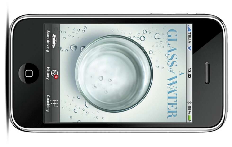 Appen A Glass of Water skal redusere utslippet av CO2. Appen A Glass of Water skal redusere utslippet av CO2.