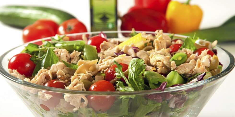 Kyllingsalat. Kyllingsalat.