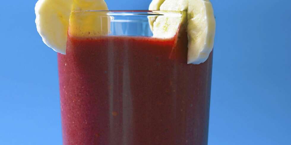 Smoothie stappfull av vitaminer og antioksidanter. Smoothie stappfull av vitaminer og antioksidanter.