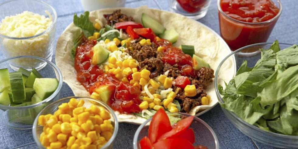 Taco til kveldskosen. Taco til kveldskosen.
