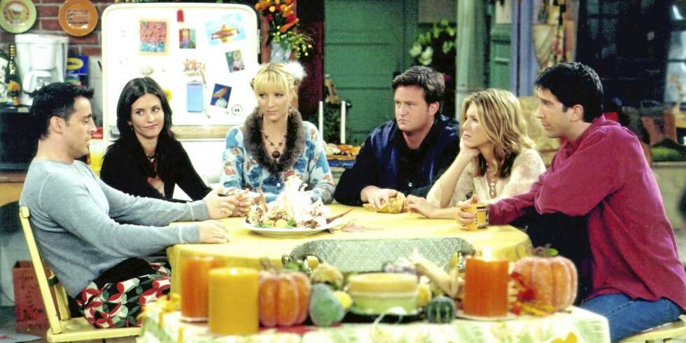 VENNER I VANSKELIGHETER: Matt LeBlanc som Joey Tribbiani, Courteney Cox som Monica Geller, Lisa Kudrow som Phoebe Buffay, Matthew Perry som Chandler Bing, Jennifer Aniston som Rachel Green, David Schwimmer som Ross Geller. VENNER I VANSKELIGHETER: Matt LeBlanc som Joey Tribbiani, Courteney Cox som Monica Geller, Lisa Kudrow som Phoebe Buffay, Matthew Perry som Chandler Bing, Jennifer Aniston som Rachel Green, David Schwimmer som Ross Geller.