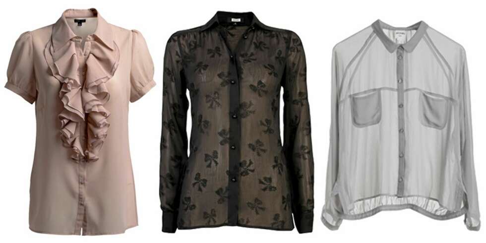 FRA VENSTRE: Ellos (kr 299), Bikbok (kr 249), Monki (kr 300). FRA VENSTRE: Ellos (kr 299), Bikbok (kr 249), Monki (kr 300).