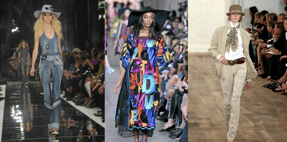 VISNINGER 2011: Just Cavalli, Missoni og Ralph Lauren hadde alle hatter i sine kolleksjoner. VISNINGER 2011: Just Cavalli, Missoni og Ralph Lauren hadde alle hatter i sine kolleksjoner.