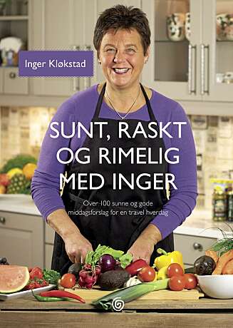Boken "Sunt, raskt og rimelig med Inger" er utgitt på Kagge Forlag. Boken "Sunt, raskt og rimelig med Inger" er utgitt på Kagge Forlag.