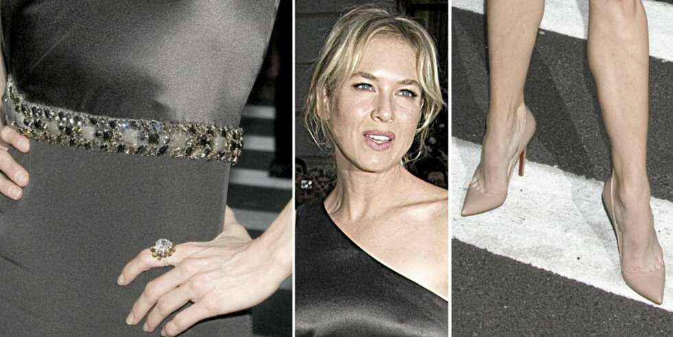 ENKELT OG STILIG: Reneé Zellweger i kjole fra Caroline Herrera og sko fra Christian Louboutin. Håret og makeupen er enkel og pen. ENKELT OG STILIG: Reneé Zellweger i kjole fra Caroline Herrera og sko fra Christian Louboutin. Håret og makeupen er enkel og pen.