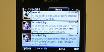 Tweets60 er en Twitter-klient med mange funksjoner. Tweets60 er en Twitter-klient med mange funksjoner.