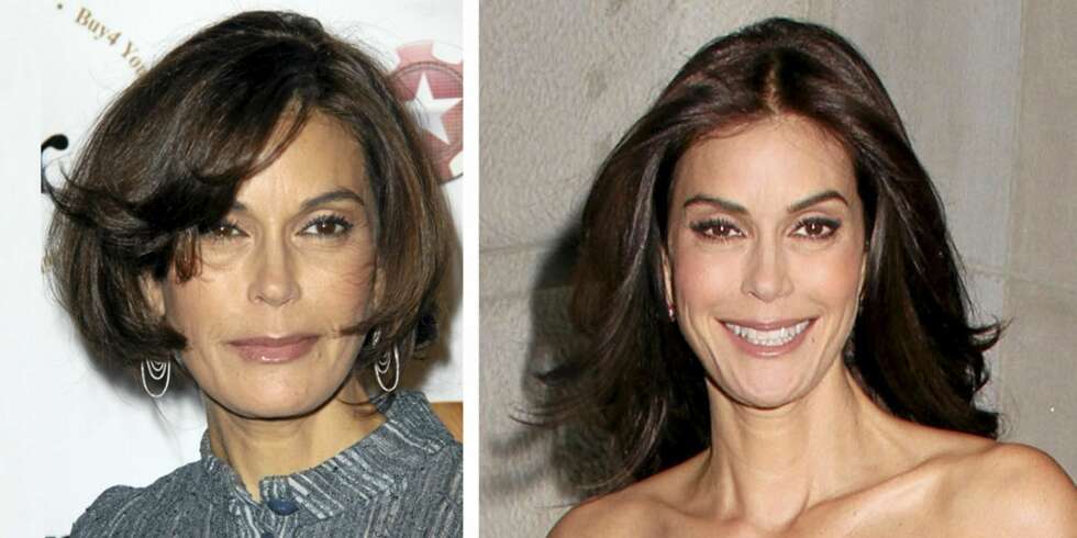 KLIPPET SEG: Skuespiller Teri Hatcher får skryt etter å ha klippet håret i en mer «moden» frisyre. KLIPPET SEG: Skuespiller Teri Hatcher får skryt etter å ha klippet håret i en mer «moden» frisyre.