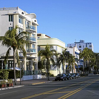 Art Deco-distriktet i Miami. Art Deco-distriktet i Miami.