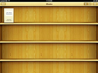 IBOOKS: Bokhyllen på iPad er gratis, men du må selv kjøpe og fylle den med digitalt innhold. IBOOKS: Bokhyllen på iPad er gratis, men du må selv kjøpe og fylle den med digitalt innhold.