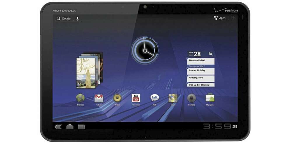 XOOM: Motorola var først ute med å lansere et nettbrett med Android 3.0. XOOM: Motorola var først ute med å lansere et nettbrett med Android 3.0.