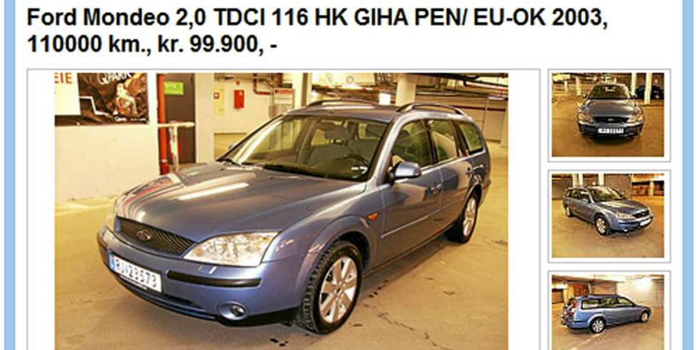 GODE EGENSKAPER: God plass, gode kjøreegenskaper og fine motoralternativer kjennetegner Ford Mondeo. Men sjekk nøye for rust. GODE EGENSKAPER: God plass, gode kjøreegenskaper og fine motoralternativer kjennetegner Ford Mondeo. Men sjekk nøye for rust.