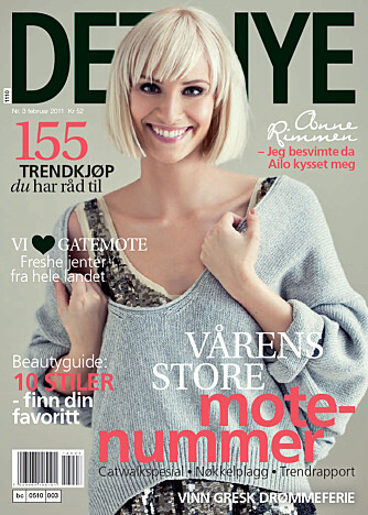 COVERJENTE: - Jeg besvimte da Ailo kysset meg første gang, sier Anne i denne utgaven. Les hele portrettet i Det Nye nr. 3. COVERJENTE: - Jeg besvimte da Ailo kysset meg første gang, sier Anne i denne utgaven. Les hele portrettet i Det Nye nr. 3.