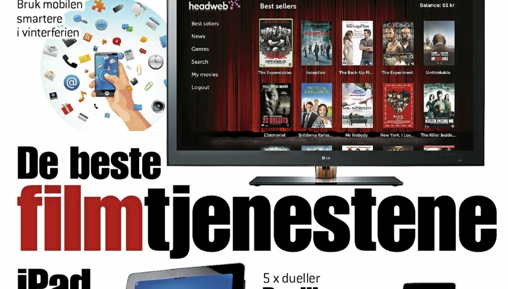HjemmePC nr. 2 2011 er i salg nå. Test av filmleie på nettet, duellbonanza, iPad som PC og mye mer. HjemmePC nr. 2 2011 er i salg nå. Test av filmleie på nettet, duellbonanza, iPad som PC og mye mer.