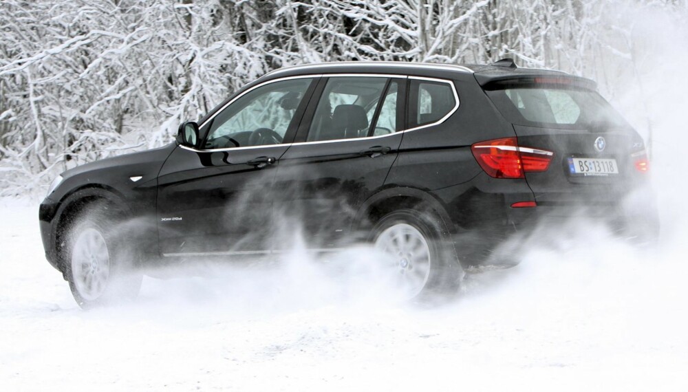 LEKEN: BMW X3 er med på leken hvis du byr opp til dans. LEKEN: BMW X3 er med på leken hvis du byr opp til dans.