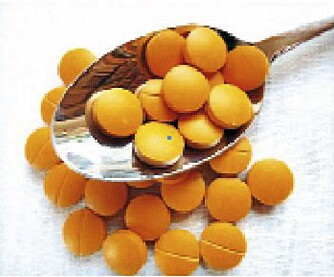 Man kan få curcumin, som er det aktive virkestoffet i gurkemeie, i pilleform. Man kan få curcumin, som er det aktive virkestoffet i gurkemeie, i pilleform.