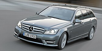 MERCEDES C-KLASSE: Skarpere front og lavere forbruk i den nye versjonen. MERCEDES C-KLASSE: Skarpere front og lavere forbruk i den nye versjonen.
