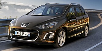 PEUGEOT 308: Her i den rommelige SW-versjonen. PEUGEOT 308: Her i den rommelige SW-versjonen.