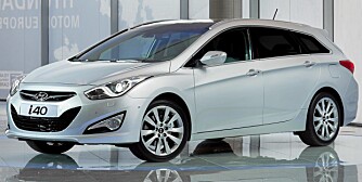 HYUNDAI I40: Stor familiebil som har europeiske storselgere i siktet. HYUNDAI I40: Stor familiebil som har europeiske storselgere i siktet.
