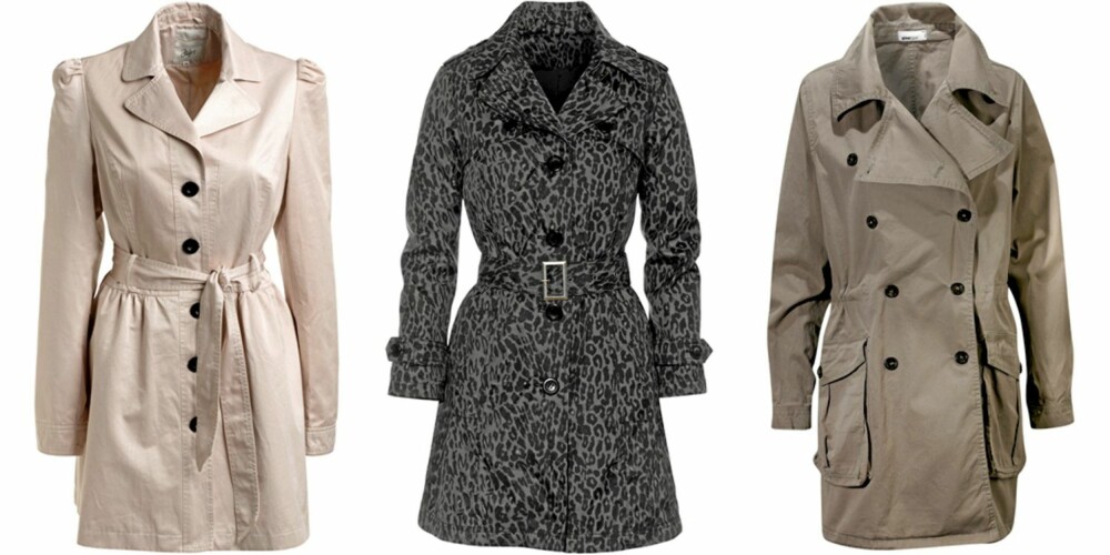FRA VENSTRE: Ellos (kr 599), KappAhl 8kr 599), Gina Tricot (kr 499). FRA VENSTRE: Ellos (kr 599), KappAhl 8kr 599), Gina Tricot (kr 499).