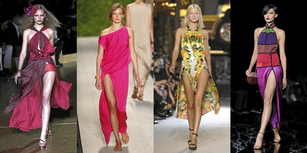 SPLITTEN ER TILBAKE: Marc Jacobs, Michael Kors, Stella McCartney og Louis Vuitton var blant designerne som satset på dristige splitter denne sesongen. SPLITTEN ER TILBAKE: Marc Jacobs, Michael Kors, Stella McCartney og Louis Vuitton var blant designerne som satset på dristige splitter denne sesongen.