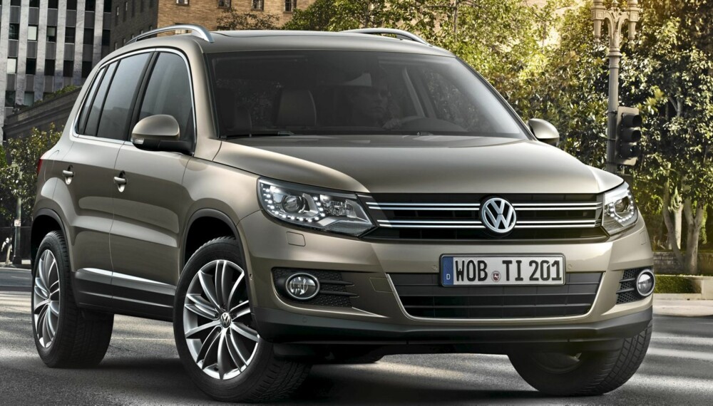 OPPDATERT: Tiguan får en oppdatering i løpet av året. OPPDATERT: Tiguan får en oppdatering i løpet av året.