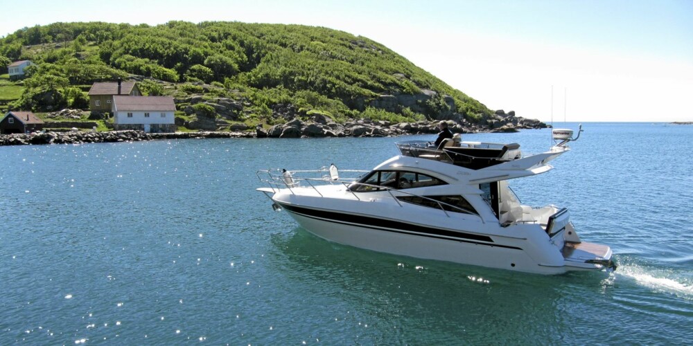 PÅ TUR: I vår langtestbåt Galeon 340 Fly klarte vi å redusere forbruket med ca. 30 prosent. PÅ TUR: I vår langtestbåt Galeon 340 Fly klarte vi å redusere forbruket med ca. 30 prosent.