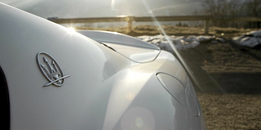 NEPTUN: Maserati-logoen er lett å kjenne igjen. Den er inspirert av Neptuns trefork. NEPTUN: Maserati-logoen er lett å kjenne igjen. Den er inspirert av Neptuns trefork.