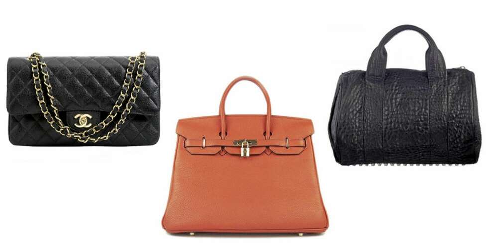 POPULÆRE: 2.55 fra Chanel , Birkin fra Hermés og Rocco fra Alexander Wang. POPULÆRE: 2.55 fra Chanel , Birkin fra Hermés og Rocco fra Alexander Wang.
