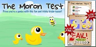 FOR SMARTINGER: Test deg selv og finn ut om du er en idiot eller en smarting. FOR SMARTINGER: Test deg selv og finn ut om du er en idiot eller en smarting.