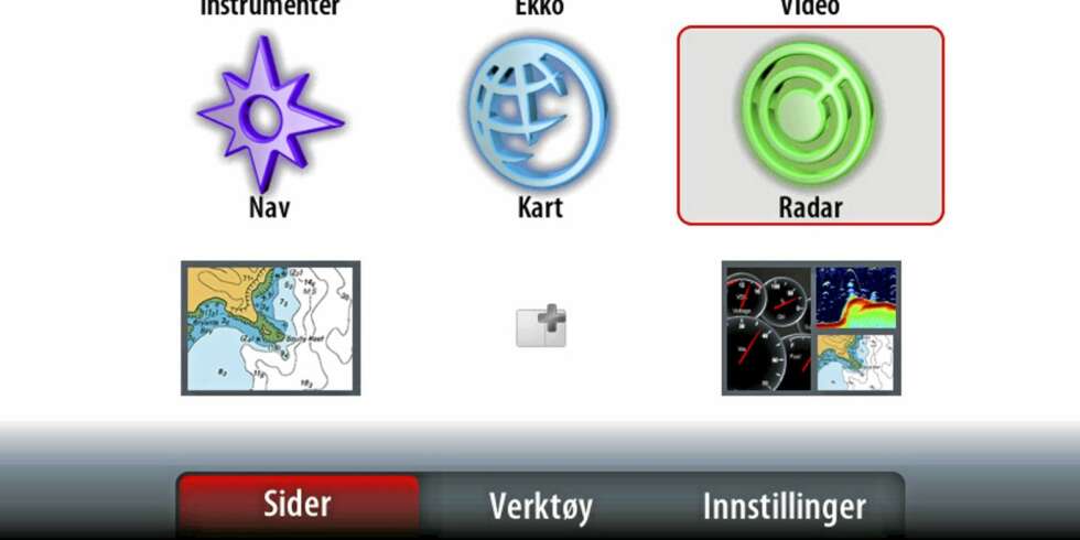 MENY: Et annet stort sprang verdt å merke seg er overgangen fra vanlig knappestyring til intuitive ikoner på berøringsskjerm. MENY: Et annet stort sprang verdt å merke seg er overgangen fra vanlig knappestyring til intuitive ikoner på berøringsskjerm.