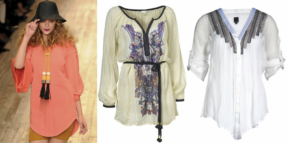 TUNIKA: På catwalken til Sonia Rykiel, InWear (kr 1099), Ricco Vero (kr 1299). TUNIKA: På catwalken til Sonia Rykiel, InWear (kr 1099), Ricco Vero (kr 1299).