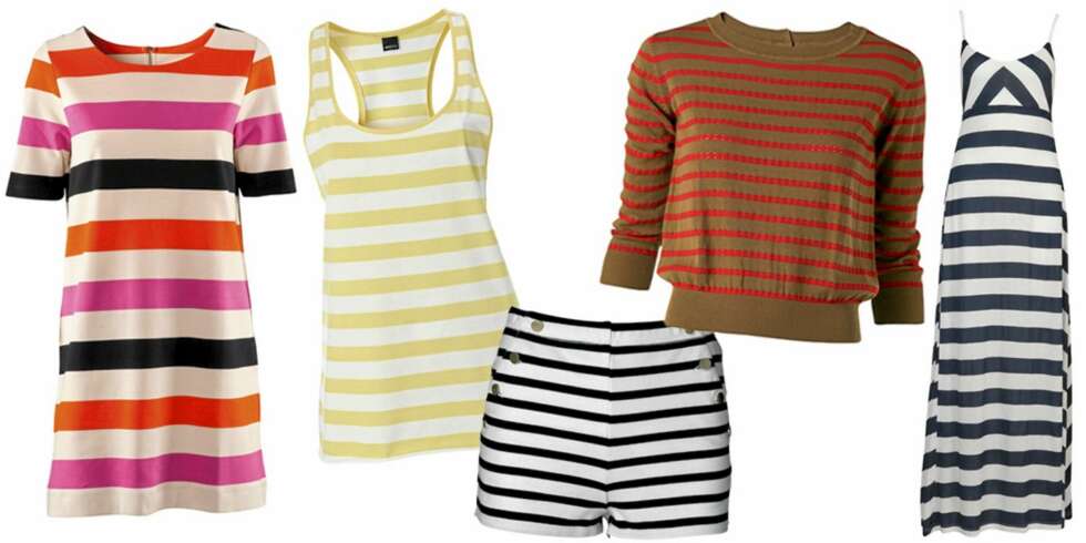 FRA VENSTRE: Kjole fra HM (kr 99), singlet fra Gina Tricot (kr 129), shorts fra by Malene Birger (kr 499), genser fra Mango (kr 299), kjole fra Bik Bok (kr 299). FRA VENSTRE: Kjole fra HM (kr 99), singlet fra Gina Tricot (kr 129), shorts fra by Malene Birger (kr 499), genser fra Mango (kr 299), kjole fra Bik Bok (kr 299).