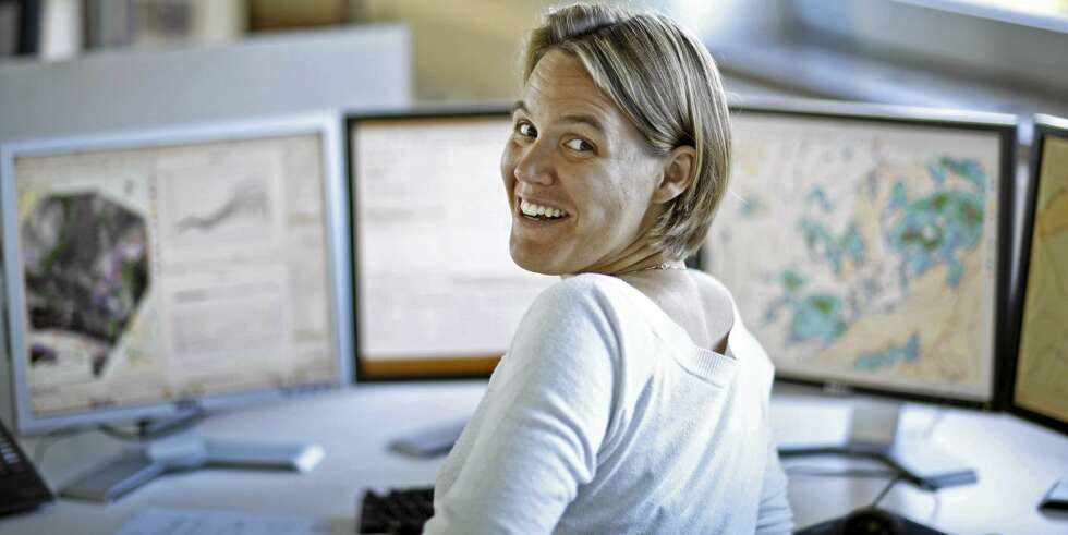 VÆRVARSLER: Statsmeteorolog Vibeke Thyness. FOTO: Bård Gudim VÆRVARSLER: Statsmeteorolog Vibeke Thyness. FOTO: Bård Gudim