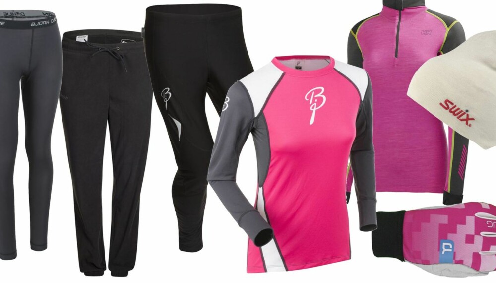 TIL SKITUREN: Superundertøy-tights fra Bjørn Dæhlie, kr 349. Fleecebukse fra Bergans, kr 349. Skibukse fra Bjørn Dæhlie, kr 749. Superundertøy-trøye fra Bjørn Dæhlie, kr 349. Ullundertøytrøye fra Helly Hansen, kr 599. Lue fra Swix, kr 249. Johaug langrennshanske, kr 499. TIL SKITUREN: Superundertøy-tights fra Bjørn Dæhlie, kr 349. Fleecebukse fra Bergans, kr 349. Skibukse fra Bjørn Dæhlie, kr 749. Superundertøy-trøye fra Bjørn Dæhlie, kr 349. Ullundertøytrøye fra Helly Hansen, kr 599. Lue fra Swix, kr 249. Johaug langrennshanske, kr 499.