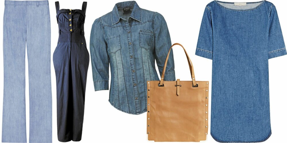FRA VENSTRE: Bukse fra Acne (kr 1899), kjole fra Mango (kr 799), skjorte fra Soaked in Luxury (kr 499), veske fra by Malene Birger (kr 2999), kjole fra Stella McCartney/Net-a-porter.com. FRA VENSTRE: Bukse fra Acne (kr 1899), kjole fra Mango (kr 799), skjorte fra Soaked in Luxury (kr 499), veske fra by Malene Birger (kr 2999), kjole fra Stella McCartney/Net-a-porter.com.