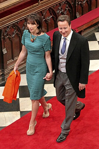 Statsminister David Cameron og kona Samantha. Statsminister David Cameron og kona Samantha.