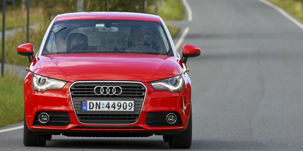 SLEKTSKAP: Fronten levner ingen tvil om at A1 er en Audi. FOTO: Terje Bjørnsen SLEKTSKAP: Fronten levner ingen tvil om at A1 er en Audi. FOTO: Terje Bjørnsen
