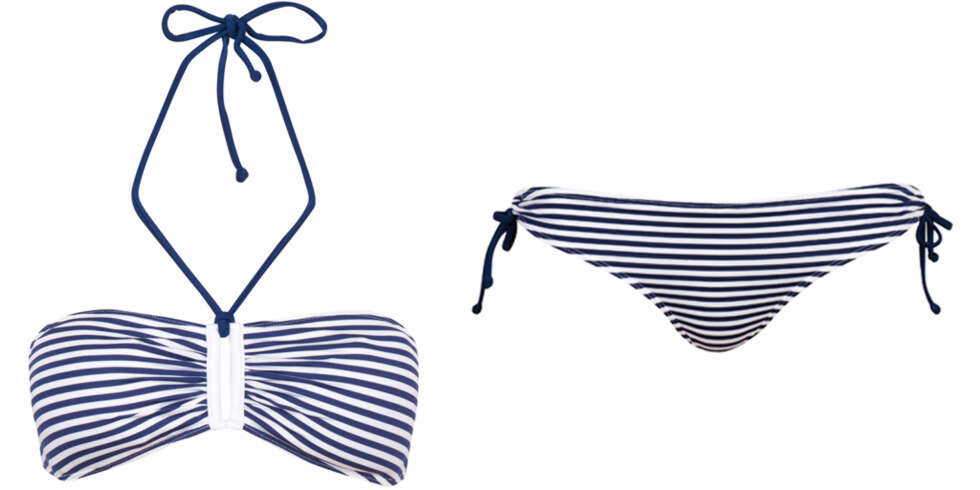 PREMIE: Fem heldige lesere blir trukket ut som vinnere av en trendy, stripete bikini fra Cubus. PREMIE: Fem heldige lesere blir trukket ut som vinnere av en trendy, stripete bikini fra Cubus.