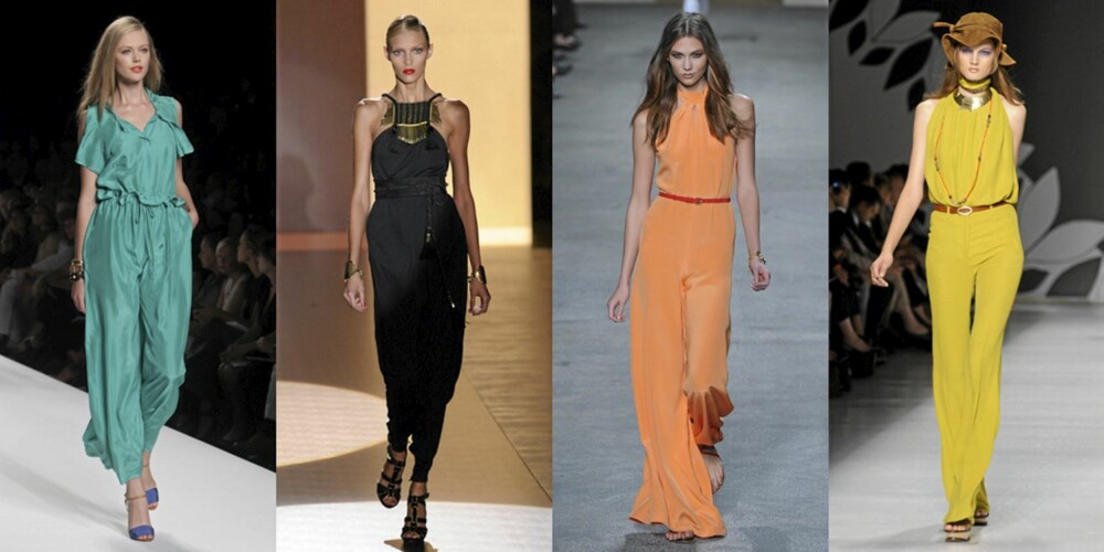 JUMPSUIT: Kule varianter på catwalken fra Fendi, Gucci, Paul and Joe og Etro. JUMPSUIT: Kule varianter på catwalken fra Fendi, Gucci, Paul and Joe og Etro.