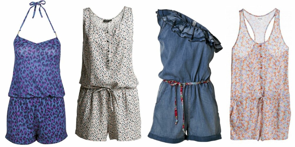 FRA VENSTRE: Bik Bok (kr 199), Lindex (kr 249), Gina Tricot (kr 299) og Monki (kr 250). FRA VENSTRE: Bik Bok (kr 199), Lindex (kr 249), Gina Tricot (kr 299) og Monki (kr 250).