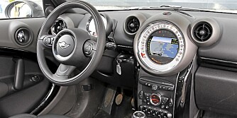 Mini Countryman interiør. Mini Countryman interiør.