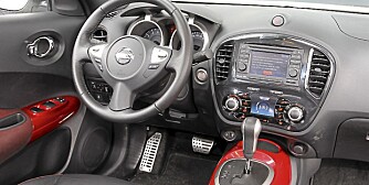 Nissan Juke interiør. Nissan Juke interiør.