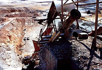 Testversjonen ¿Babylonbabyen¿ med et 46 meters løp. Den ble testet i 1989. Testversjonen ¿Babylonbabyen¿ med et 46 meters løp. Den ble testet i 1989.