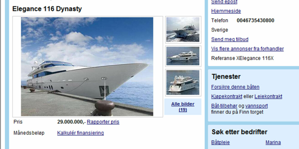 SUPER: Superyacht klar til fereien. SUPER: Superyacht klar til fereien.