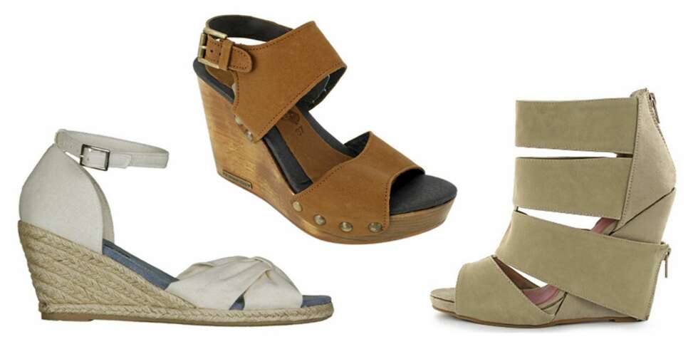 FRA VENSTRE: Sandaler fra Din Sko (kr 249), sandaler fra Emma Go (kr 1398) og sandaler fra Wildflower by Kenza (kr 749). FRA VENSTRE: Sandaler fra Din Sko (kr 249), sandaler fra Emma Go (kr 1398) og sandaler fra Wildflower by Kenza (kr 749).