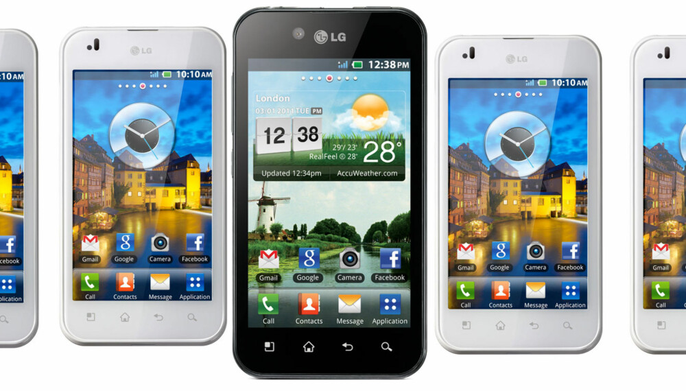 BLACK I HVITT: Tross navnet kommer LG Optimus Black også i hvitt. BLACK I HVITT: Tross navnet kommer LG Optimus Black også i hvitt.